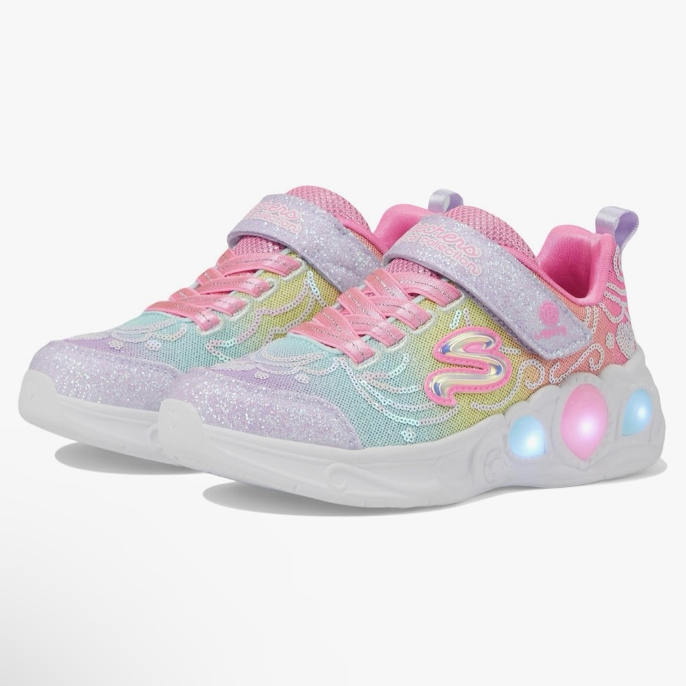 Skechers Princess Wishes Sneakers Magical Collection Size 8 Toddler